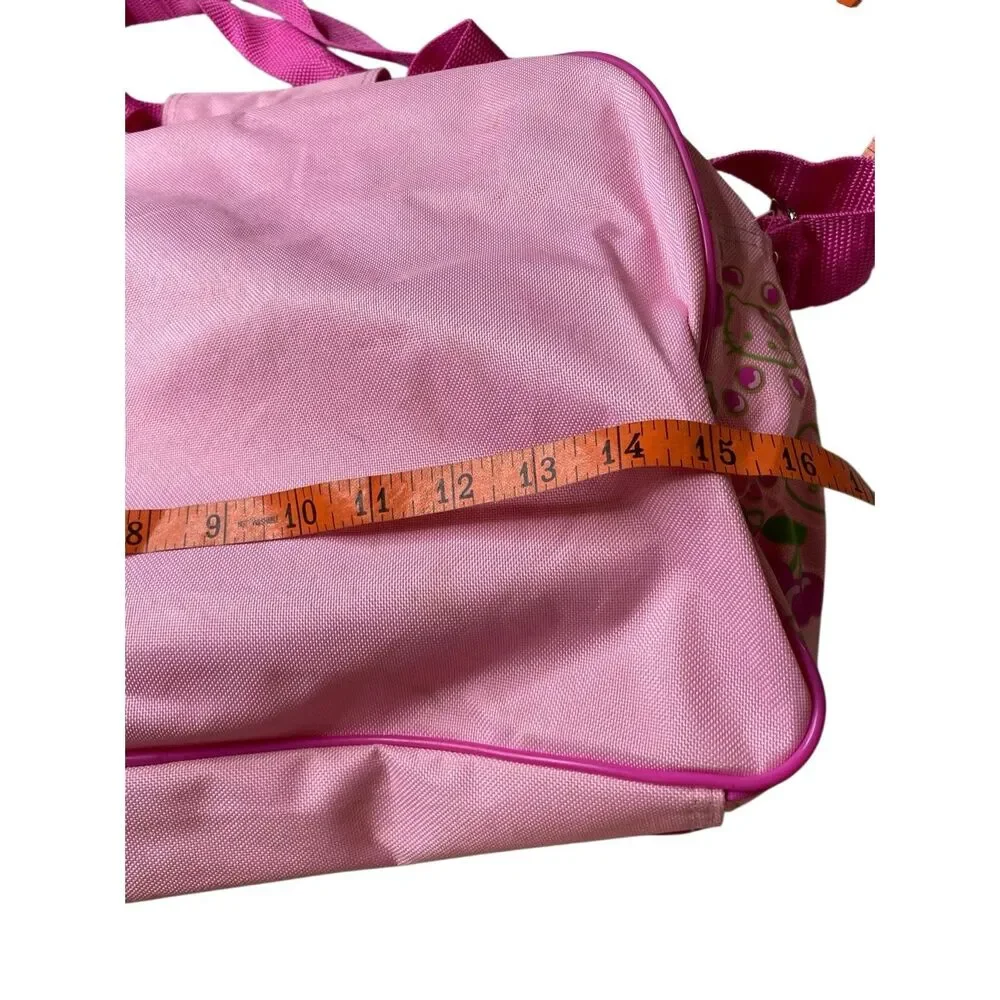 Sanrio Hello Kitty Pink Cherry Duffle Travel Overnight Shoulder Bag Kawaii Cute